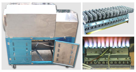 Liquefied Gas Heating type Roasting Machine