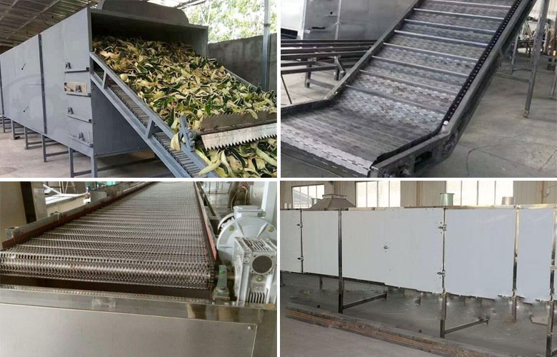 Chain plate drying machine