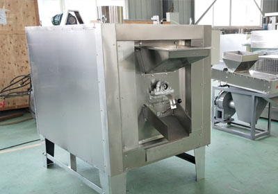 American client ordered KL-1 peanut roasting machine from our company