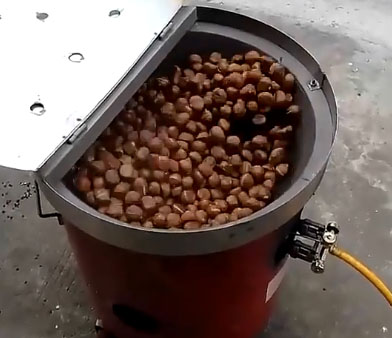 Chestnut roasting machine