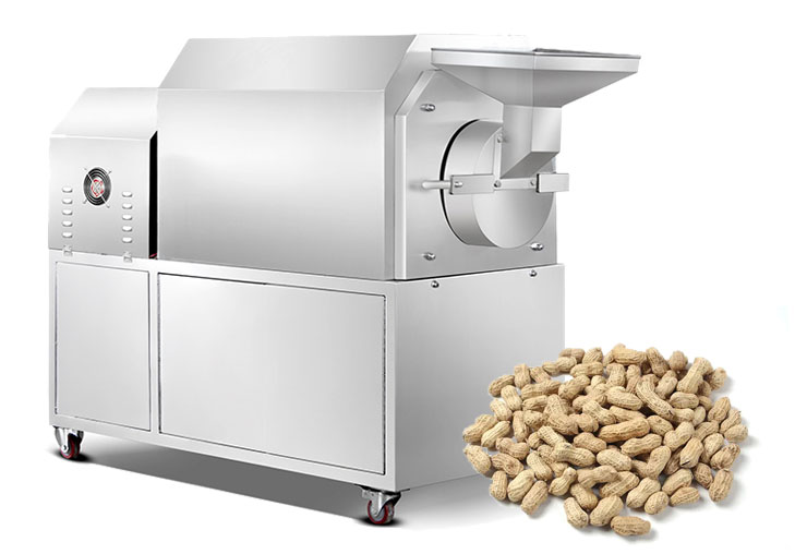 stainless steel peanut roaster machine