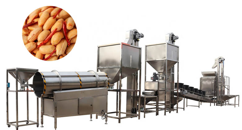 peanut roasting production line