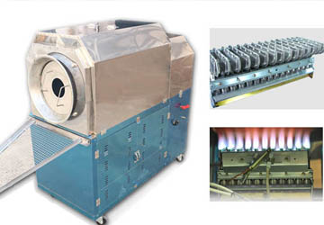 High efficiency KZ-50W peanut roasting machine in hot selling