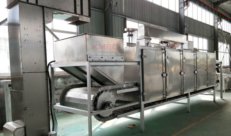 Belt Dryer, Continuous peanut roasting machine