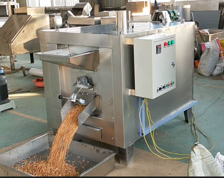 What should be noted in the use of peanut roaster machine?