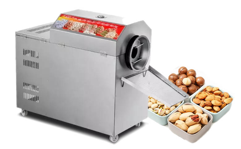 Small drum peanut roasters machine