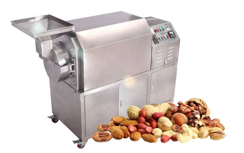 Peanut roasting machine