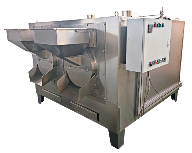 Commercial Nut Roaster & Peanut Roaster Machine | Industrial Drum Roaster Manufacturer