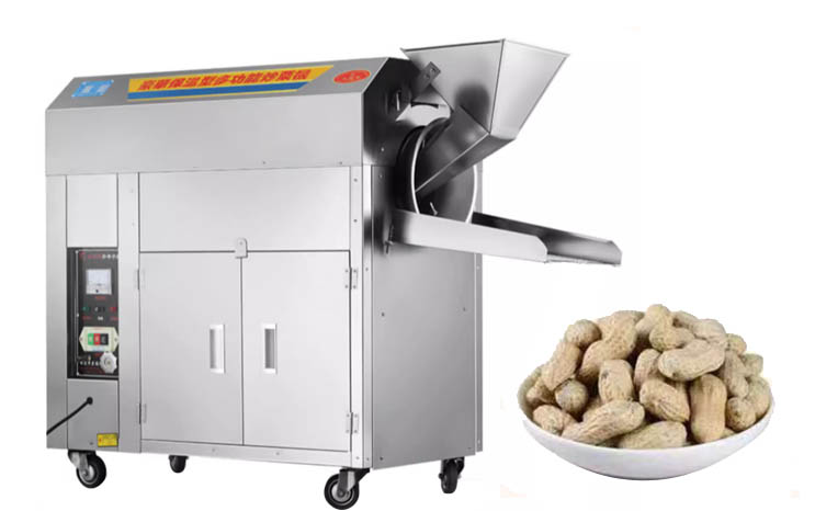 Peanut roasting machine 