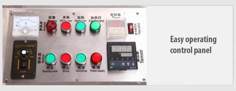 Control system of peanut roasting machine