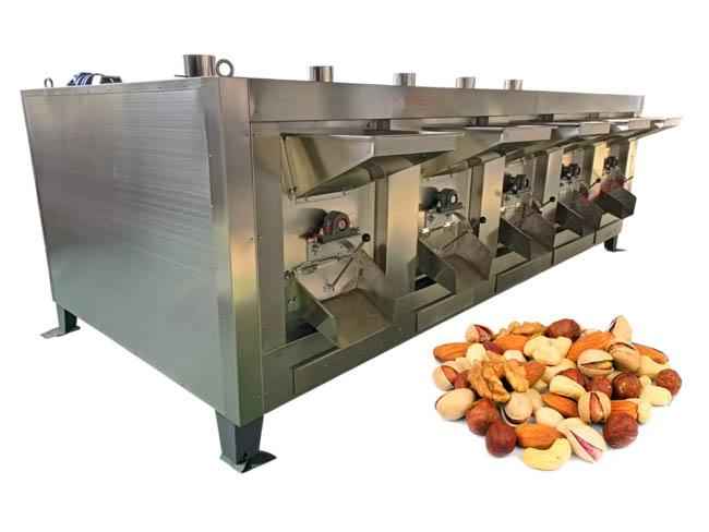 Nut roaster machine
