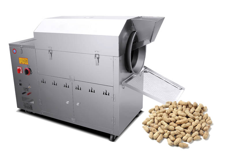 Peanut roasting machine