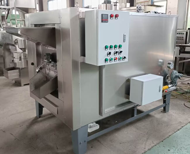 Gas-Heated Peanut Roasting Machine