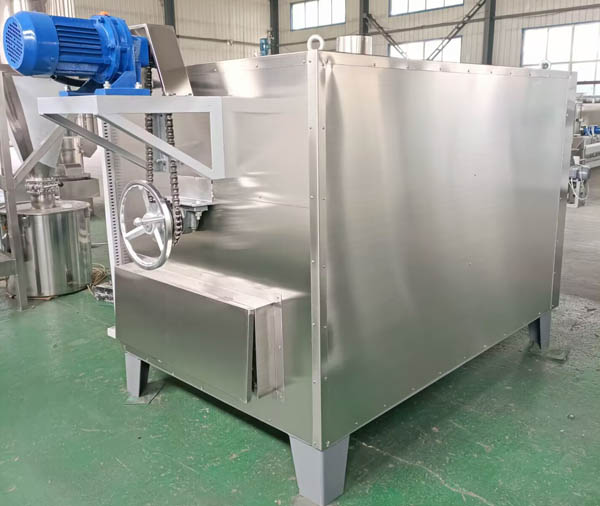 Stainless steel peanut roasting machine