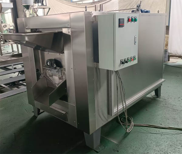 Stainless steel peanut roasting machine
